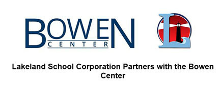 bowen center logo and lakeland school logo